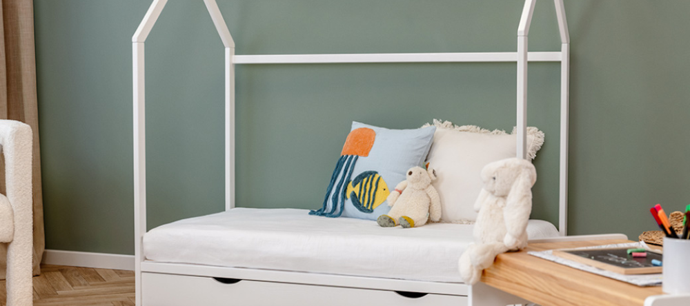 Cama infantil blanca