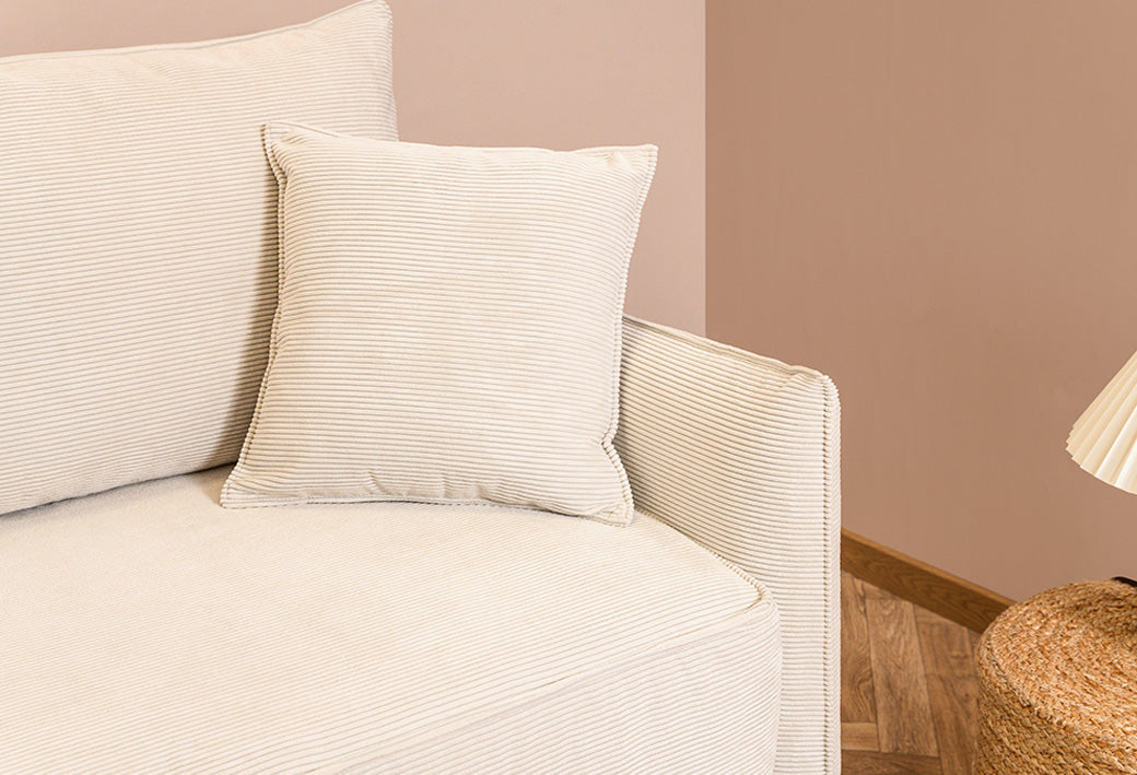 Finos, Terciopelo acanalado beige