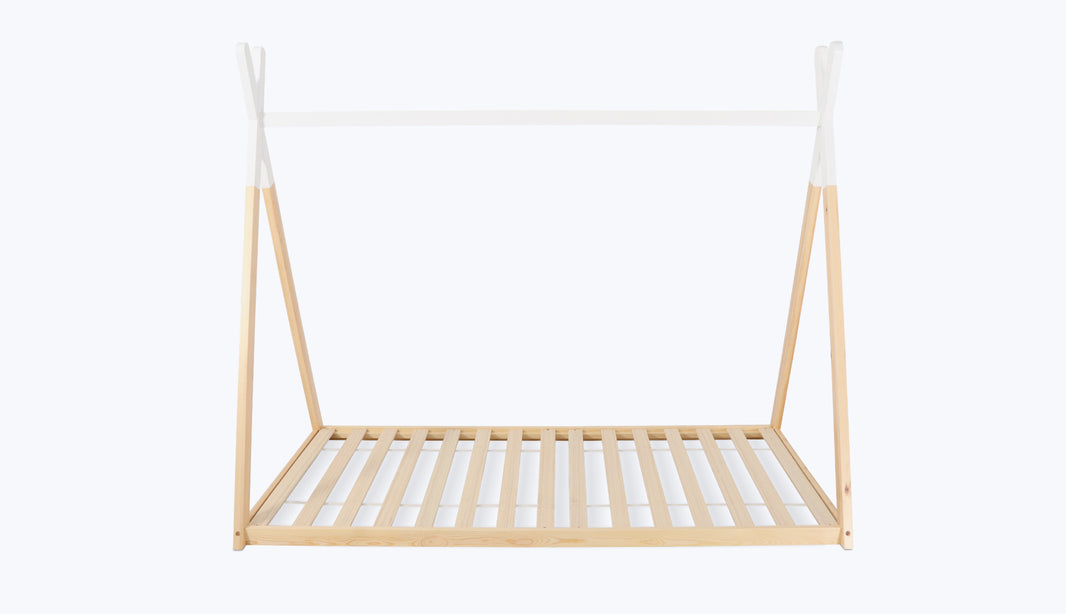 Cama Tipi Plumas para niños - Cama montessori