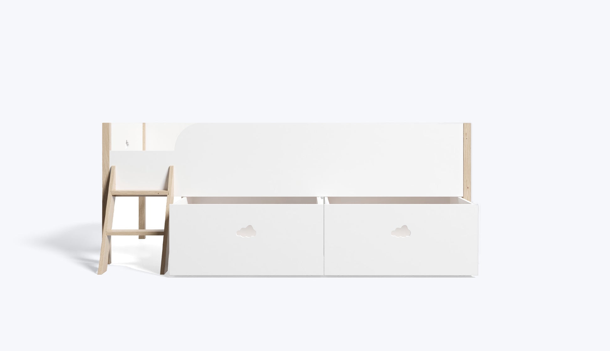 2 cajones de almacenamiento,Sin cabecero