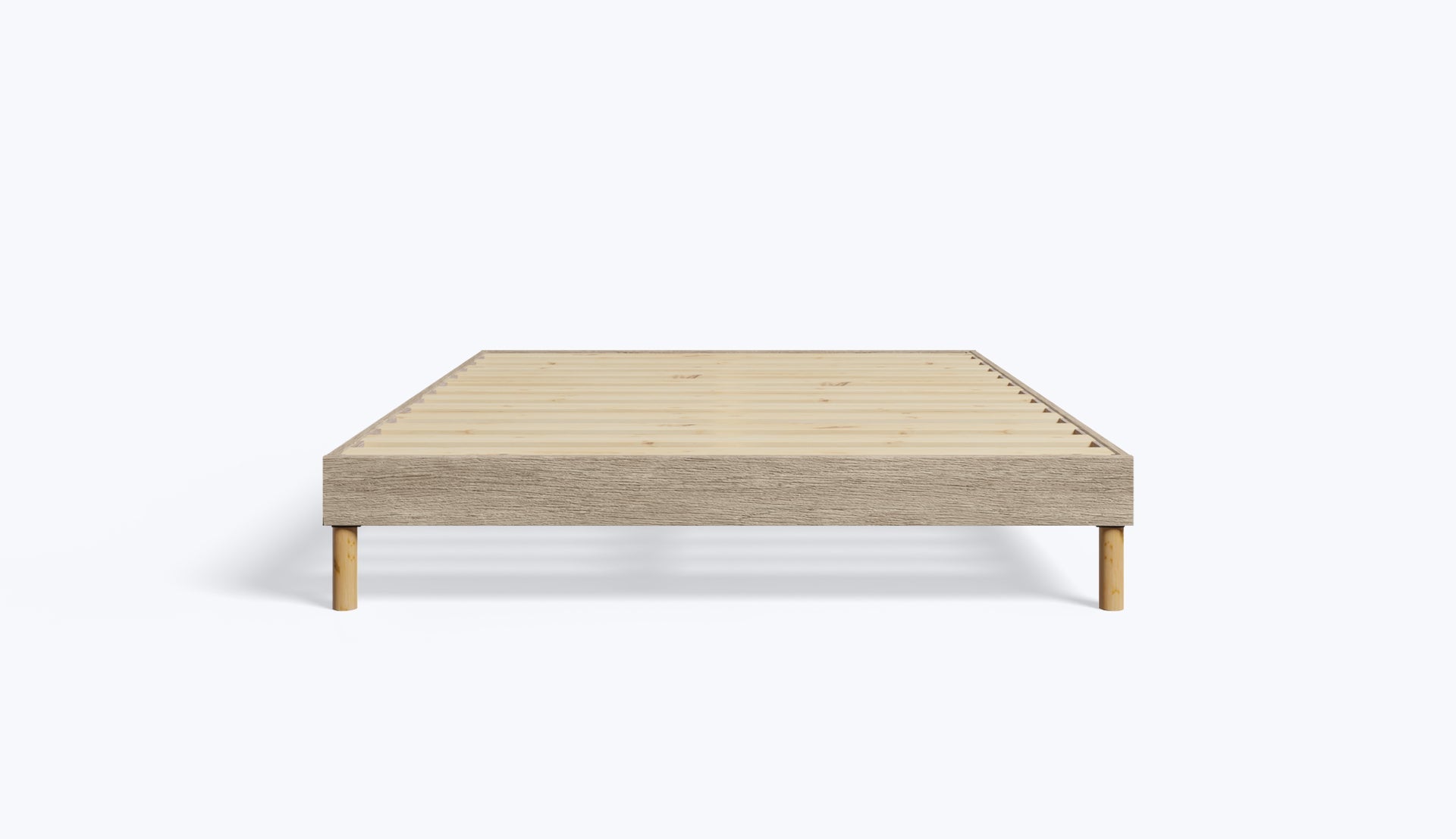 EVERGREENWEB - Somier Individual 80x190 cm de Láminas de Madera y  Estructura Portante de Hierro Reforzata con 4 Patas Extraíbles, Ortopédico,  Base